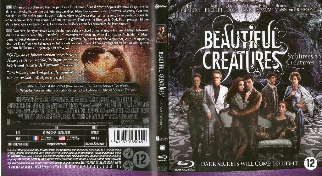 sublimes creatures (beautiful creatures) (blu-ray) neuf, Enlèvement ou Envoi, Comme neuf, Science-Fiction et Fantasy