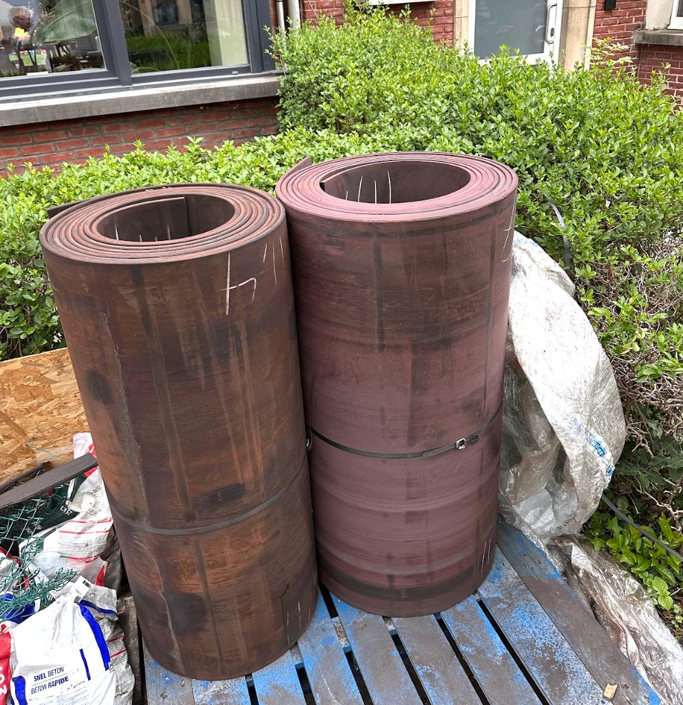30m2 transportbanden: 11mm dik rubber (GRATIS), Bricolage & Construction, Bâches & Films, Enlèvement, Utilisé, 15 m² ou plus, Autres types
