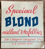 BIÈRE BLOND/ÉTIQUETTE SPÉCIALE MIDLAND'S TABLE, Enlèvement ou Envoi, Comme neuf, Autres types, Autres marques