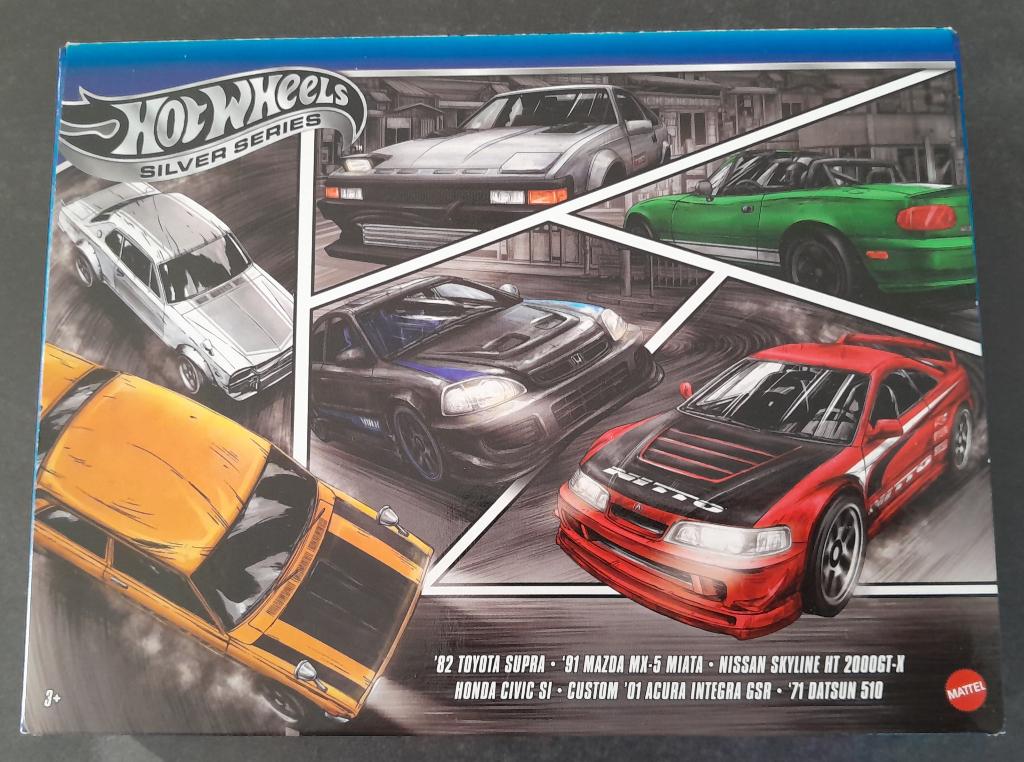 Set de 6 japonaises - Hot Wheels Silver Series, Enlèvement ou Envoi, Neuf