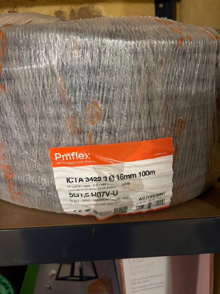 Cable 5G1,5 / cable 3G 1,5., Enlèvement, Comme neuf