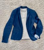 Blazer linnen, Kleding | Dames, Jasjes, Kostuums en Pakken, Maat 38/40 (M), Blauw, Ophalen of Verzenden, Zo goed als nieuw