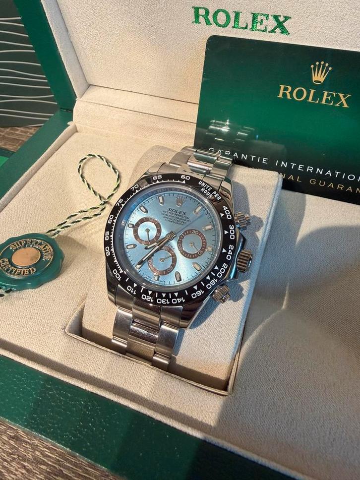 Rolex Daytona, Handtassen en Accessoires, Horloges | Heren, Nieuw, Polshorloge, Rolex, Staal, Staal, Ophalen of Verzenden