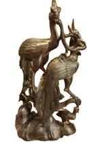 Balinees houtsnijwerk in Coramandelhout., Antiek en Kunst, Ophalen of Verzenden