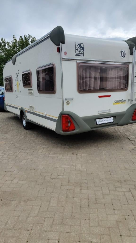 Caravan Knaus Sudwind 550 TK - Perfecte gezinscaravan, Caravanes & Camping, Caravanes, 6 à 7 mètres, Jusqu'à 6, Poêle, Particulier
