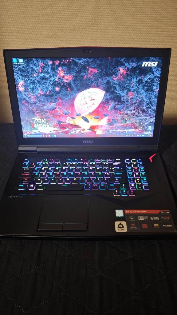 Msi Titan GT75 8RF Gaming Laptop gtx1070, Computers en Software, Windows Laptops, Zo goed als nieuw, 17 inch of meer, HDD, SSD