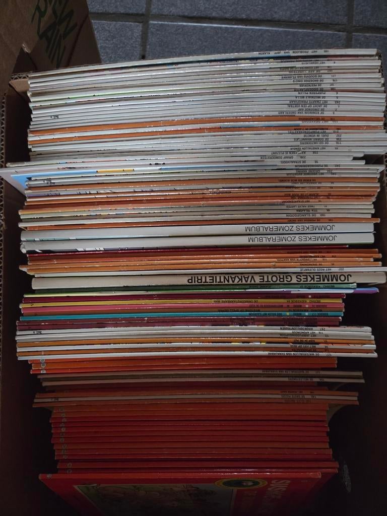 Lot de 90 bandes dessinées Jommeke/Kiekeboe/Suske en Wiske, Livres, BD, Enlèvement