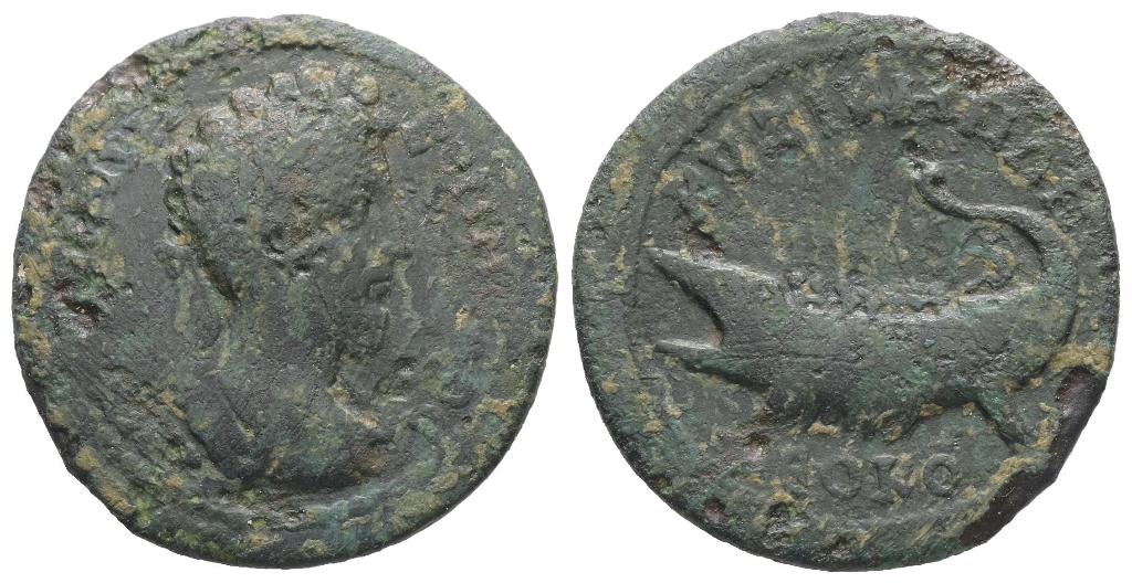Monnaie romaine, Mysia, Kyzikos. Commodus, AD. 177-192, Timbres & Monnaies, Envoi, Autres pays, Monnaie en vrac