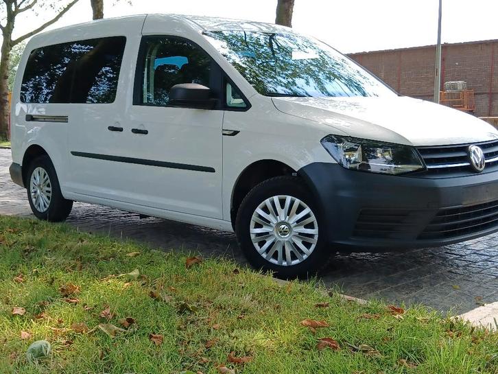 Volkswagen Caddy Maxi 2.0D Bj 2020 110000km Lichte vracht, Auto's, Bestelwagens en Lichte vracht, Bedrijf, Te koop, Airbags, Airconditioning
