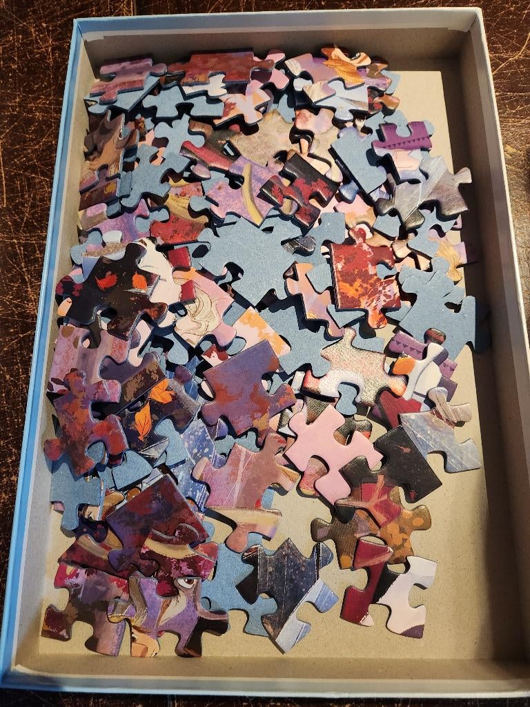 Puzzel  Frozen 200 stukken, Ophalen, Meer dan 50 stukjes, Gebruikt, 4 tot 6 jaar