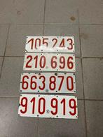 Plaque immatriculation emaillee, Enlèvement ou Envoi, Utilisé