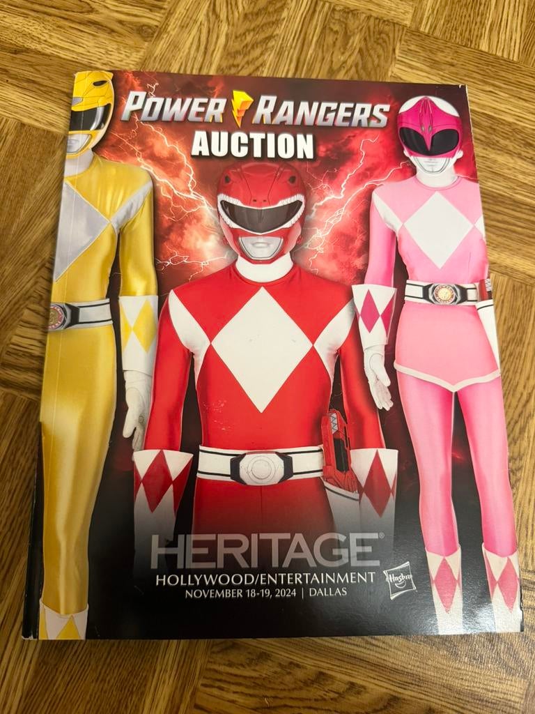 Power Rangers heritage auction catalogus, Ophalen of Verzenden, Zo goed als nieuw
