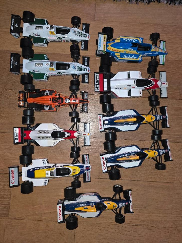 Formule 1 model auto's, Hobby en Vrije tijd, Modelauto's | Overige schalen, Gebruikt, Auto, Ophalen