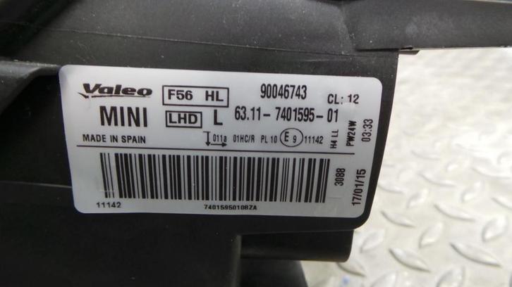 MINI (BMW) MINI KOPLAMP L 2016, Auto-onderdelen, Verlichting, Gebruikt, ARN erkend, Stiba lid, Erkend duurzaam, Ophalen of Verzenden