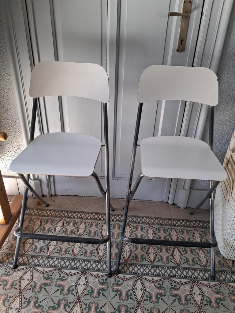 Chaises de bar/comptoir, Maison & Meubles, Tabourets de bar, 2 tabourets, Enlèvement, Utilisé