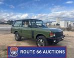 Land Rover Range Rover Classic | 1989 | Route 66 Auctions, Autos, Achat, Land Rover, Entreprise, Boîte manuelle