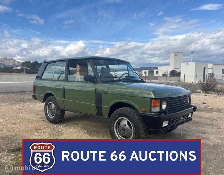 Land Rover Range Rover Classic | 1989 | Route 66 Auctions, Auto's, Oldtimers, Bedrijf, Te koop, Land Rover, Benzine, Overige carrosserie