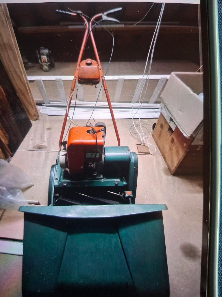 Oude grasmachien, Suffolk, 30 à 39 cm, Utilisé, Bac de ramassage