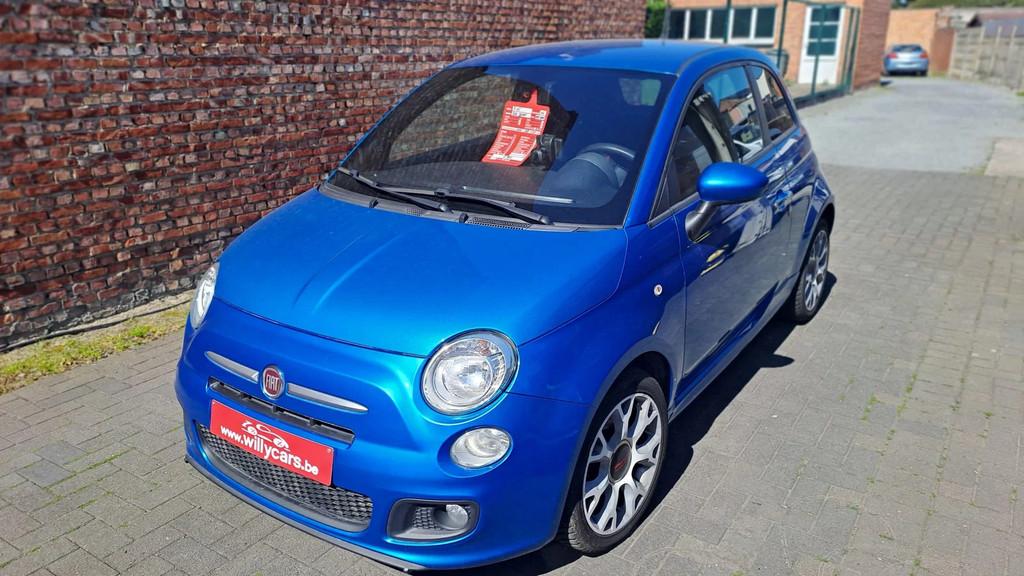 Fiat 500 1.2i Sport*Alu velgen*Airco*Navigatie*Topper*, Auto's, Fiat, Bedrijf, Te koop, ABS, Airbags, Airconditioning, Alarm, Android Auto