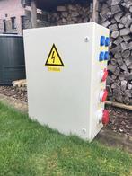 Werfkast  met stopcontact 63A’ 3x400 + N, Bricolage & Construction, Enlèvement, Utilisé, Interrupteur