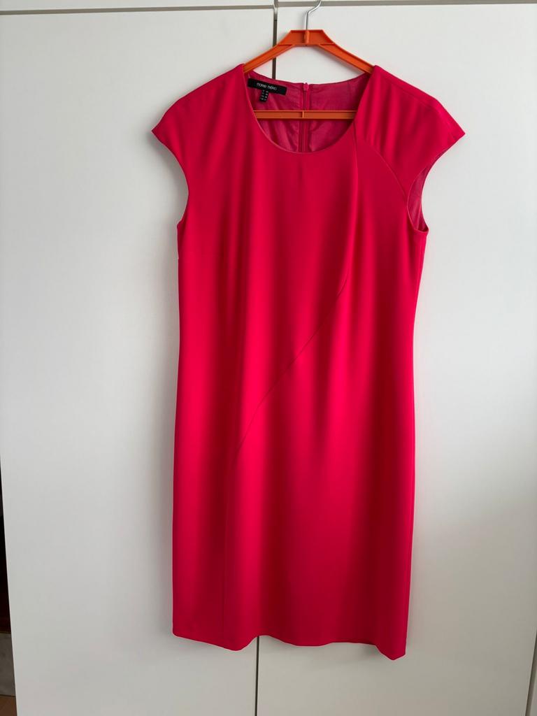 Fuchsia jurk van Marie Méro, Kleding | Dames, Jurken, Ophalen, Zo goed als nieuw, Maat 36 (S)