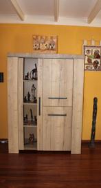 Combikast / vitrinekast Z.G.A.N., Ophalen, 100 tot 150 cm, Zo goed als nieuw, 150 tot 200 cm