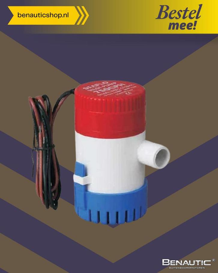 Accessoire Seaflo SFBP1-G500-01 bilgepomp, Watersport en Boten, Bootonderdelen, Nieuw, Ophalen of Verzenden
