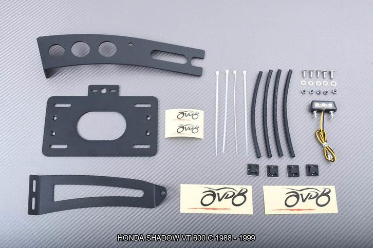 Support de plaque latéral HONDA SHADOW VT 600 C 1988 - 1999, Motos, Accessoires | Autre, Neuf, Enlèvement ou Envoi