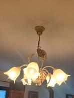 Ancien lustre tulipe Niederau 5 branche très bonne etat, Enlèvement ou Envoi