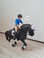 Schleigh ruiter met hengst zwart, Enlèvement, Comme neuf