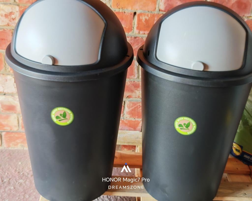 Afvalbak 60l., Ophalen