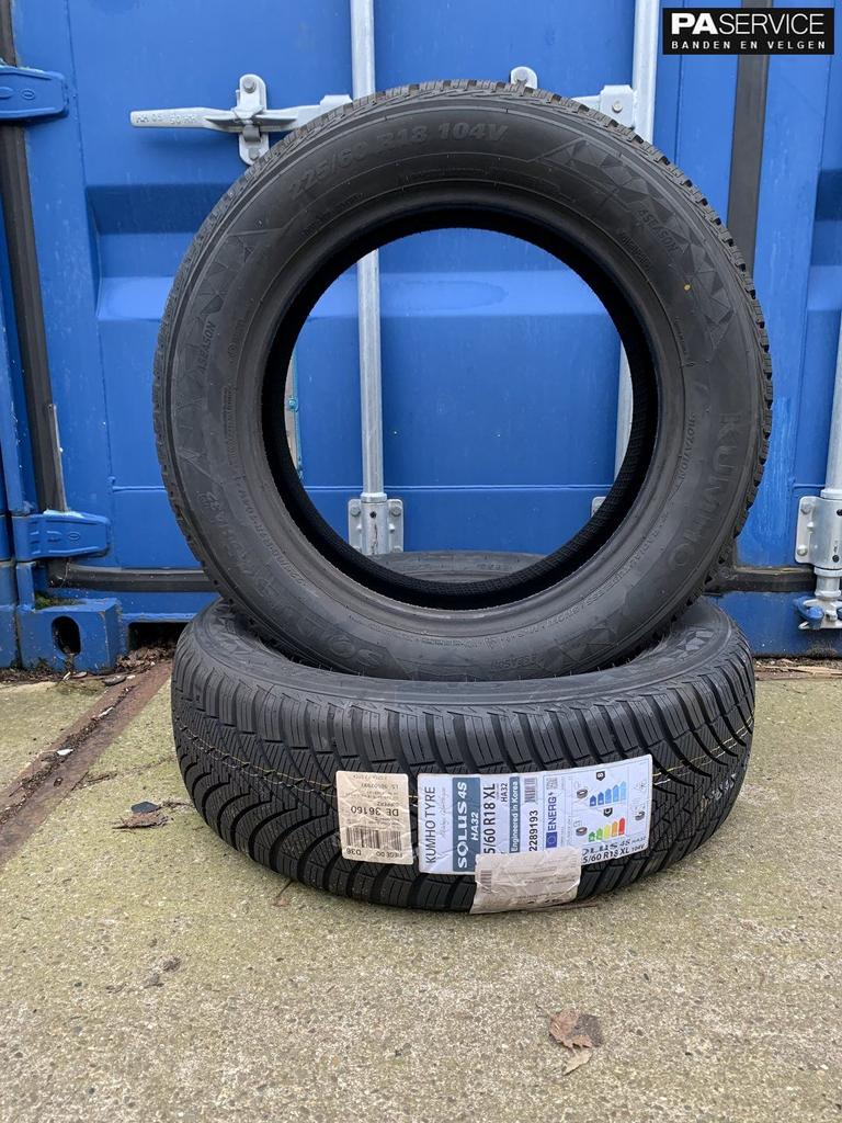 2x Nieuwe Kuhmo 225 60 18 All Season banden, Neuf, Pneus et Jantes, 4 Saisons, -