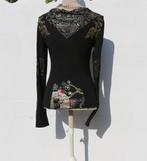 Prachtig Pianura Studio S/M T-shirt met lange mouwen, Kleding | Dames, Blouses en Tunieken, Zwart, Pianura Studio, Ophalen of Verzenden