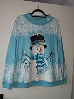 Sweater sneeuwpop lichtblauw XXL/44, Verzenden, Zo goed als nieuw, Maat 46/48 (XL) of groter, Blauw