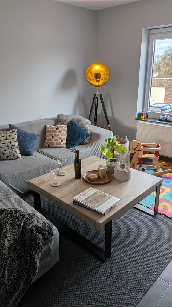 Table basse — chêne gris clair, Maison & Meubles, Tables | Tables de salon, Enlèvement