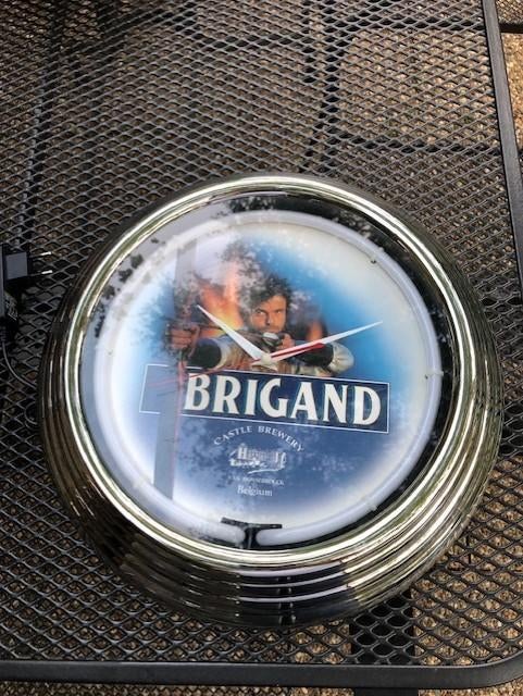 Lichtbak Brigand bier lichtreclame, Ophalen of Verzenden, Zo goed als nieuw