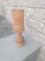 Beau vase africain en bois sculpté à la main/37 cm, Antiquités & Art, Enlèvement