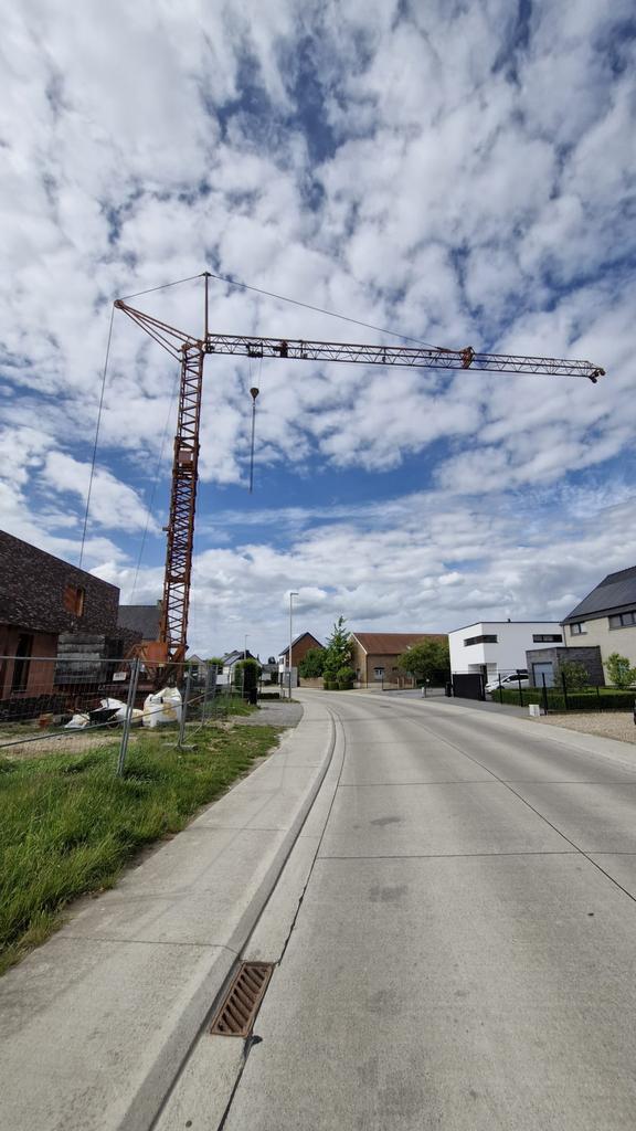 Bouwkraan arcomet met alle nodige accesoires, Bricolage & Construction, Monte-charges, Utilisé, Ascenseur de chantier, Enlèvement