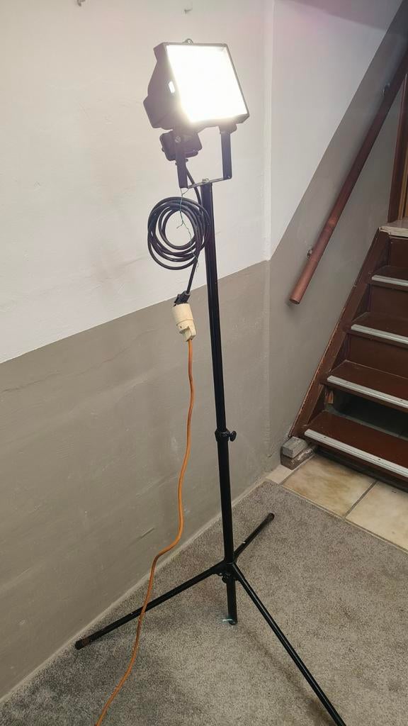 Halogeenlamp met verstelbaar statief, Ophalen, Met statief