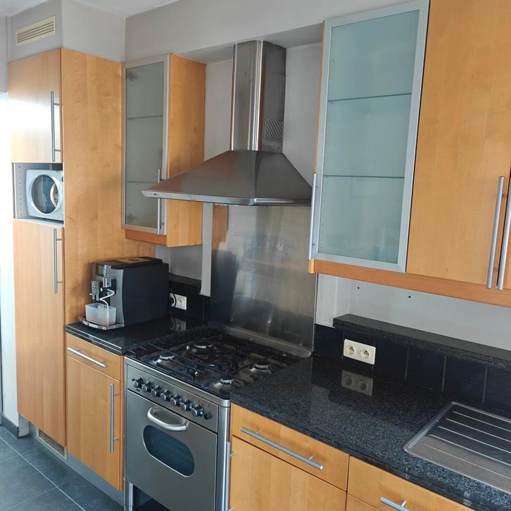 Gratis keuken - zelf uitbreken, Maison & Meubles, Cuisine | Cuisines complètes, Utilisé, Cuisine d'angle, Brun, Granit ou Pierre