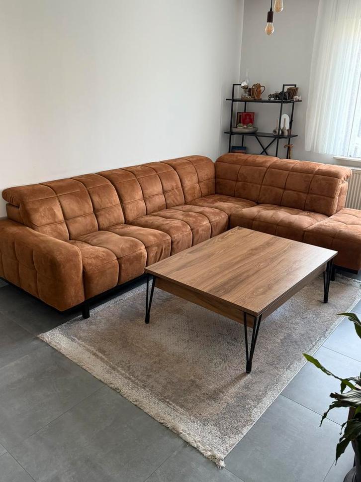 zetel, tafel + tv kast, Maison & Meubles, Armoires | Mobilier de télévision, Enlèvement