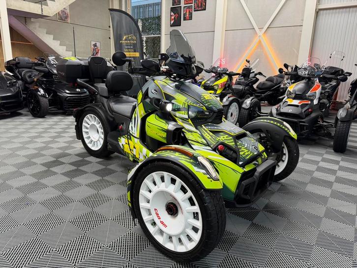 CAN AM RYKER 900 RALLY * 2022 * 12.500 km, Motos, Quads & Trikes, plus de 35 kW, 3 cylindres, Enlèvement