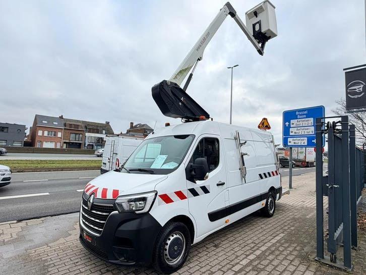 Renault Master Hoogtewerker 12,5m 2020 109dkm 2.3dci 3zitpl, Autos, Camionnettes & Utilitaires, Entreprise, ABS, Caméra de recul
