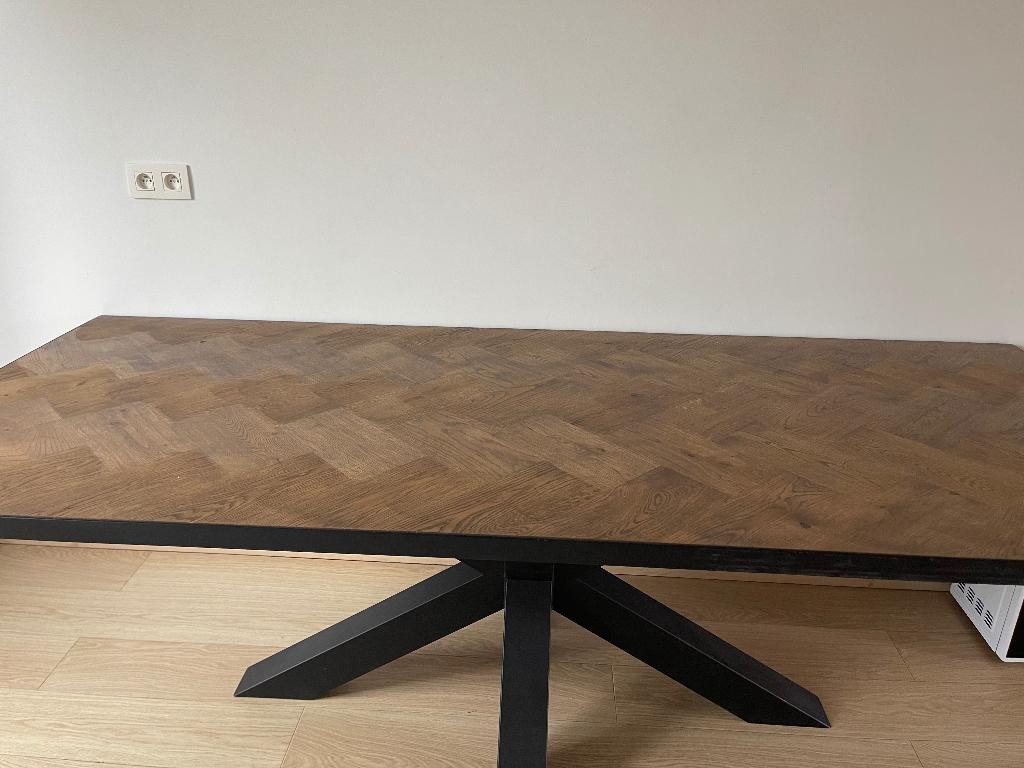 Table 2m40 sur 100, Maison & Meubles, 75 cm ou plus, 200 cm ou plus, Enlèvement, Utilisé