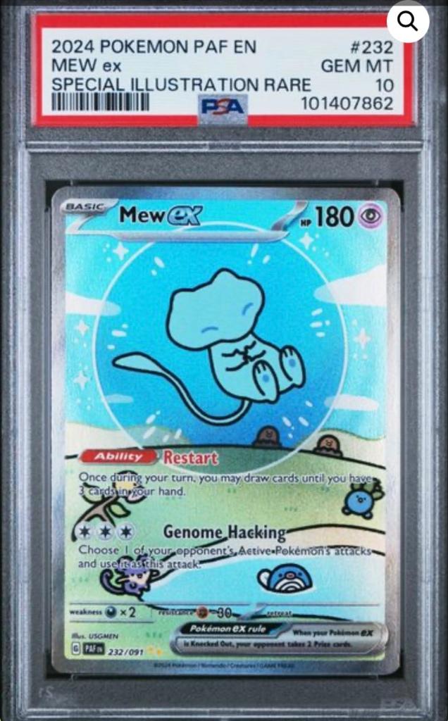 Op zoek naar PSA 10 bubble mew, Ophalen, Nieuw, Losse kaart