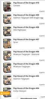 OP ZOEK/ RECHERCHE / SEARCHING house of the dragon funko pop, Verzamelen, Verzenden, Gebruikt, Overige typen