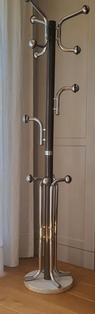 Porte-manteau chromé vintage des années 70, Antiquités & Art, Enlèvement