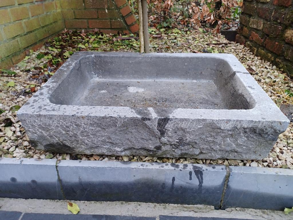 3 oude  arduinen  uitgiet bakken, Tuin en Terras, Ophalen, Gebruikt