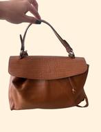 Echt leer tas nieuw, Handtassen en Accessoires, Tassen | Damestassen, Ophalen, Zo goed als nieuw