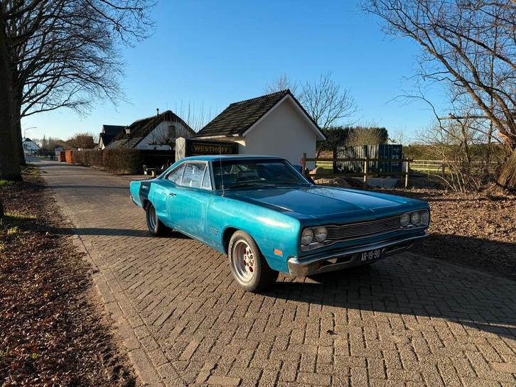 1969 Dodge coronet, Autos, Dodge, Particulier, Autres modèles, LPG, Coupé, 2 portes, Automatique, Bleu, Bleu, Enlèvement